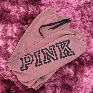 Victoria’s Secret PINK Dusty Rose Sweatpants💗
